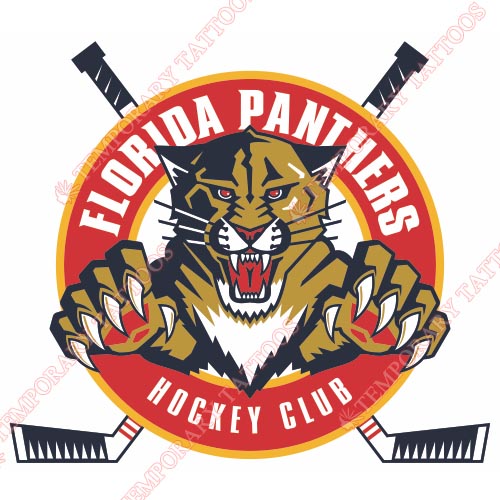 Florida Panthers Customize Temporary Tattoos Stickers NO.162